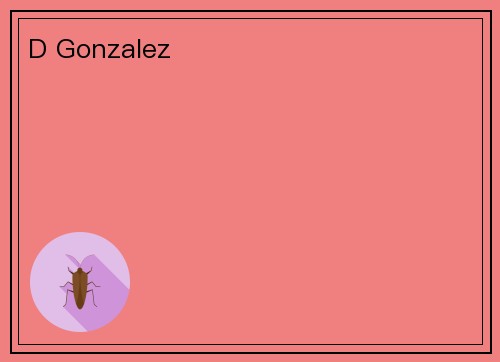 D Gonzalez